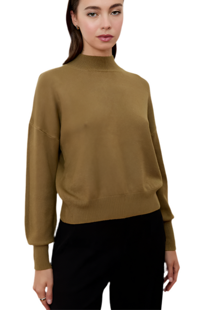 Steely Sweater in khaki by Deluc