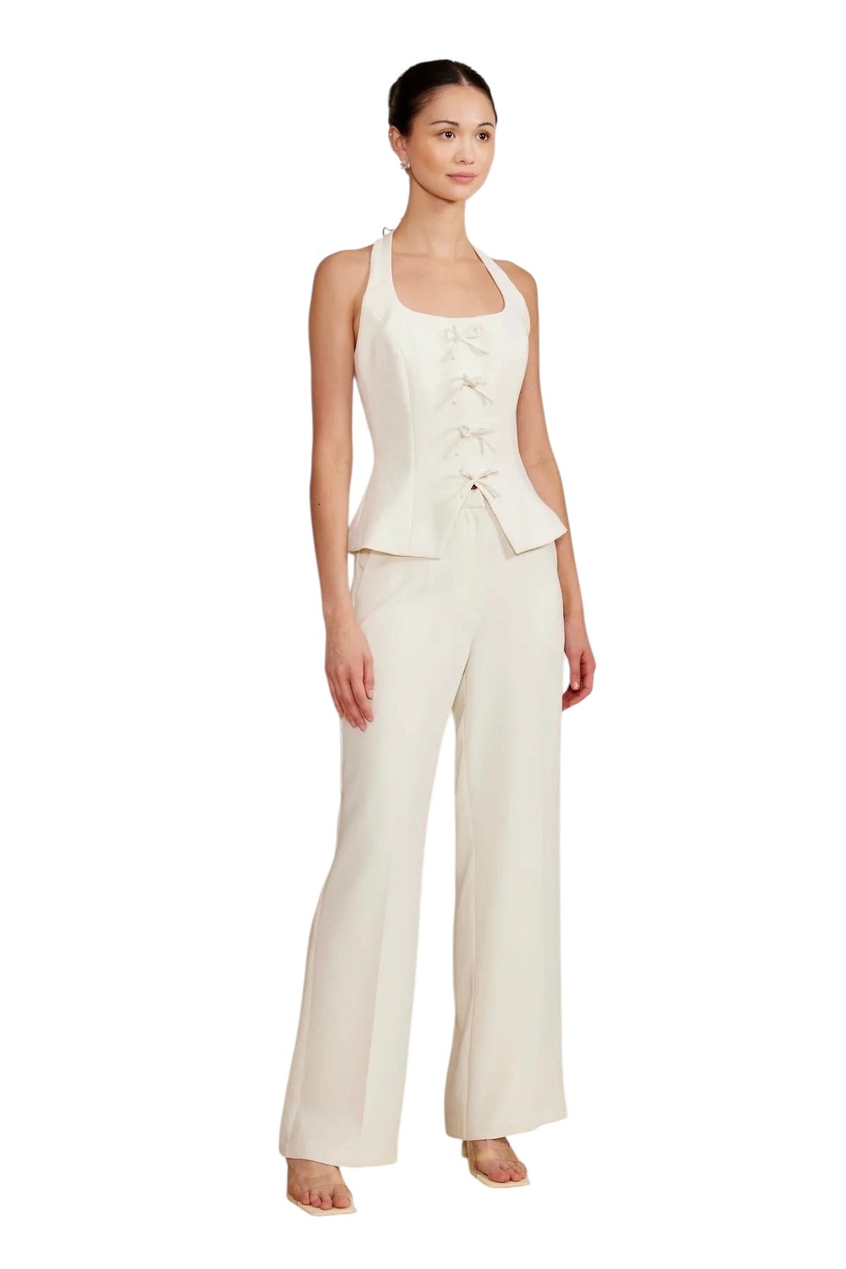 Valli Pants in Ivory by Lucy Paris