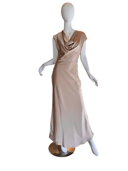 Dahlia Slip Dress in mink by Deluc