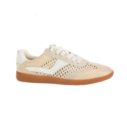 Tropics Raffia Sneaker in ivory by Dirty Laundry