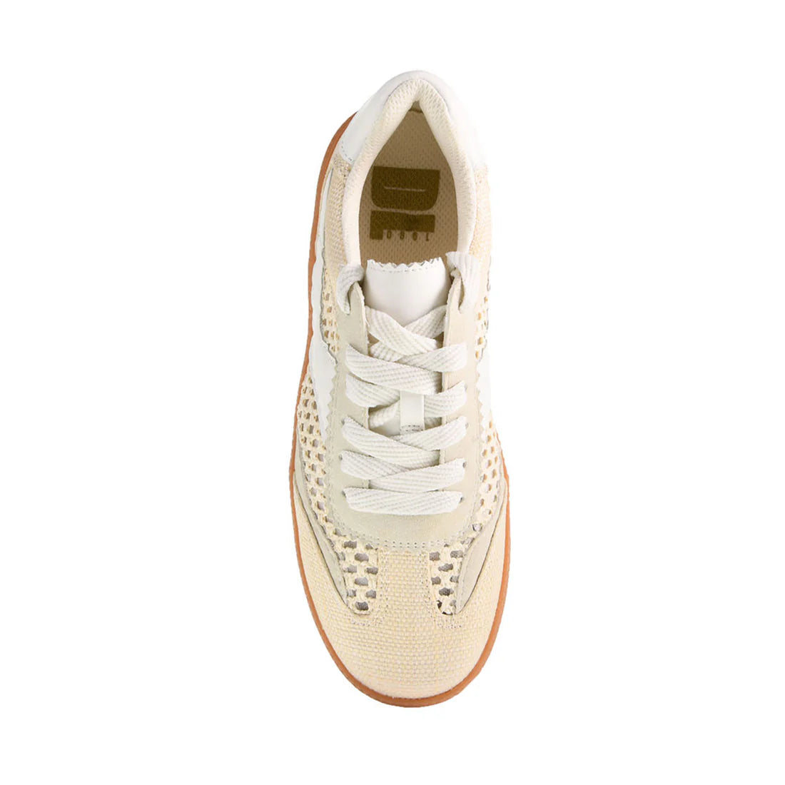 Tropics Raffia Sneaker in ivory by Dirty Laundry