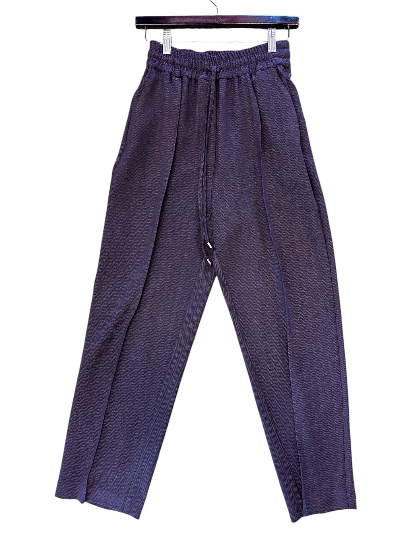 Aurelia Pants in claret dark blue by Exquise