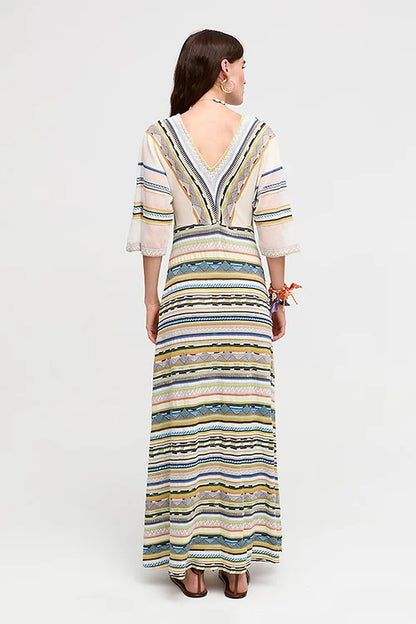 Andros Multi Sweater Dress in malva by Aldo Martins