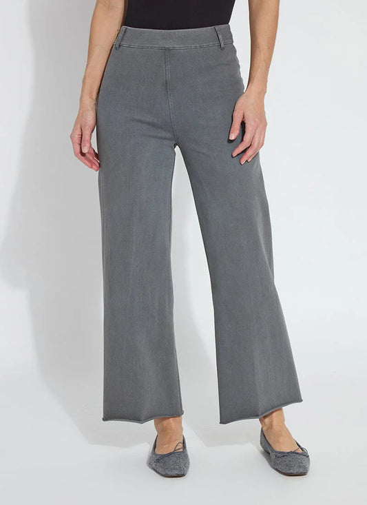 Erin Hi Waist Wide Leg Denim in antique by Lysse