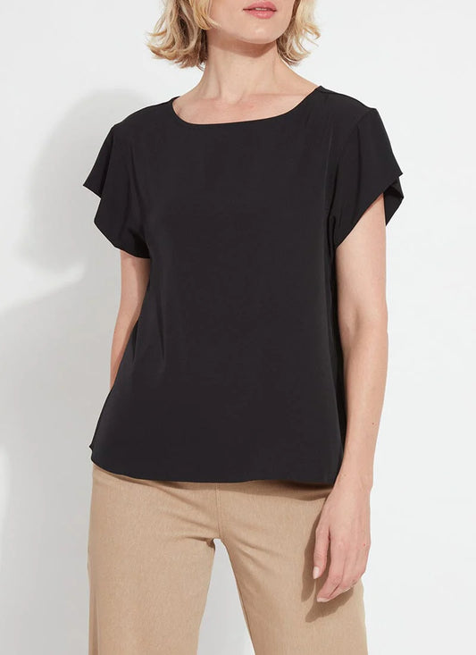 Melodie Pull On Top in black by Lysse