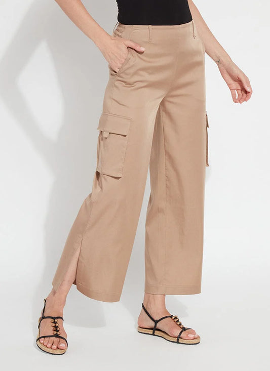 Calypso Cargo Pant in tanned by Lysse