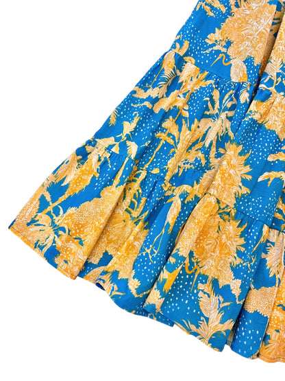 Surrey Skirt in tropical toile by Olivia James