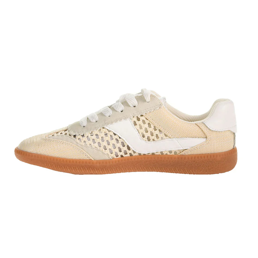 Tropics Raffia Sneaker in ivory by Dirty Laundry