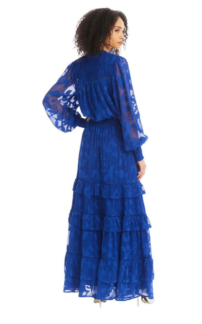 Nora Maxi Dress in cobalt blue by Allison