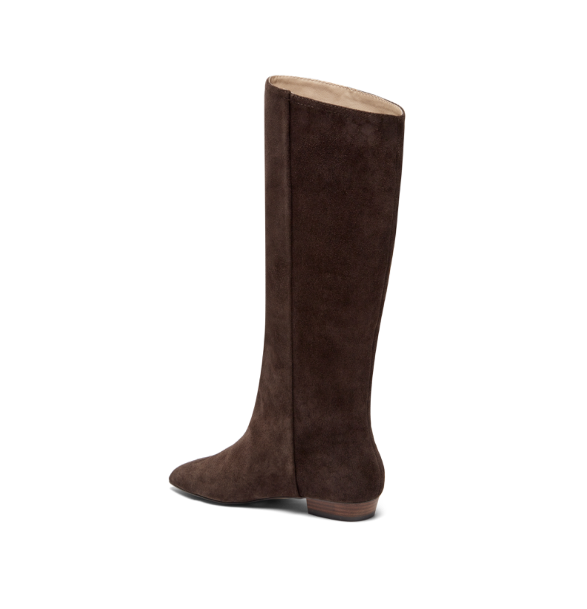 Bianca Chocolate Brown Suede Boot by Silent D