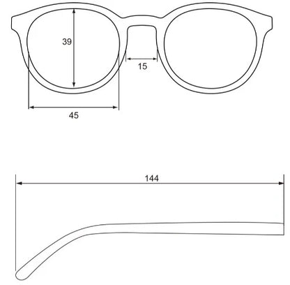 Fulton Reading Glasses: Brown / +1.50