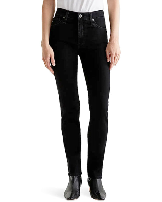 Mari High Rise Slim Straight Jean in alchemy by AG