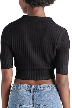 Charlise Sweater in black by Steve Madden