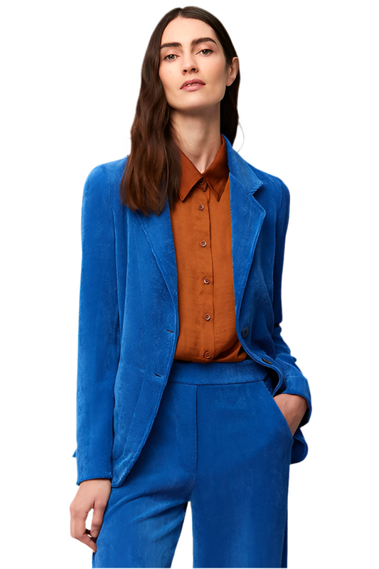 Corduroy Blazer in Cobalt by Aldo Martin