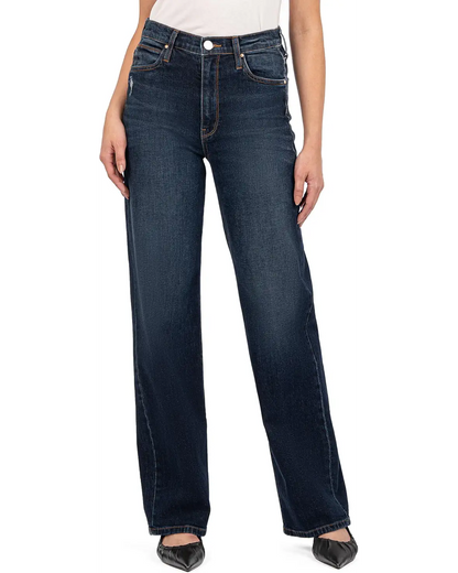 Sienna High Rise Wide Leg 5 Pocket Jean in feelings by KUT