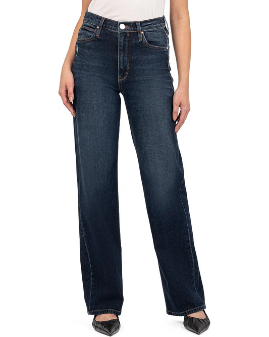 Sienna High Rise Wide Leg 5 Pocket Jean in feelings by KUT