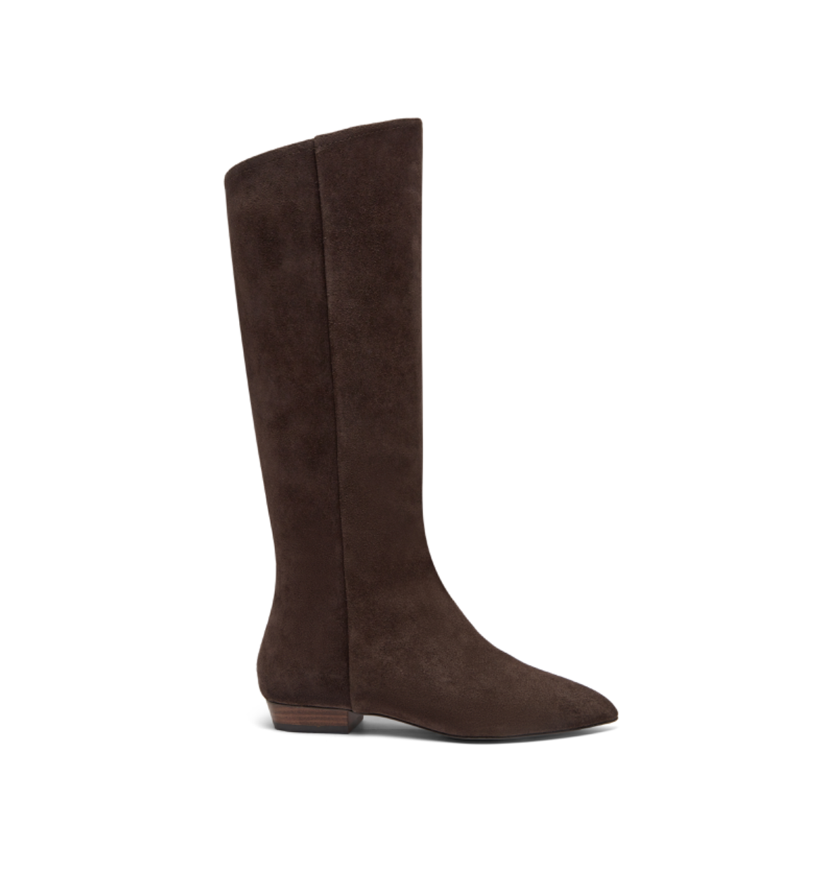 Bianca Chocolate Brown Suede Boot by Silent D