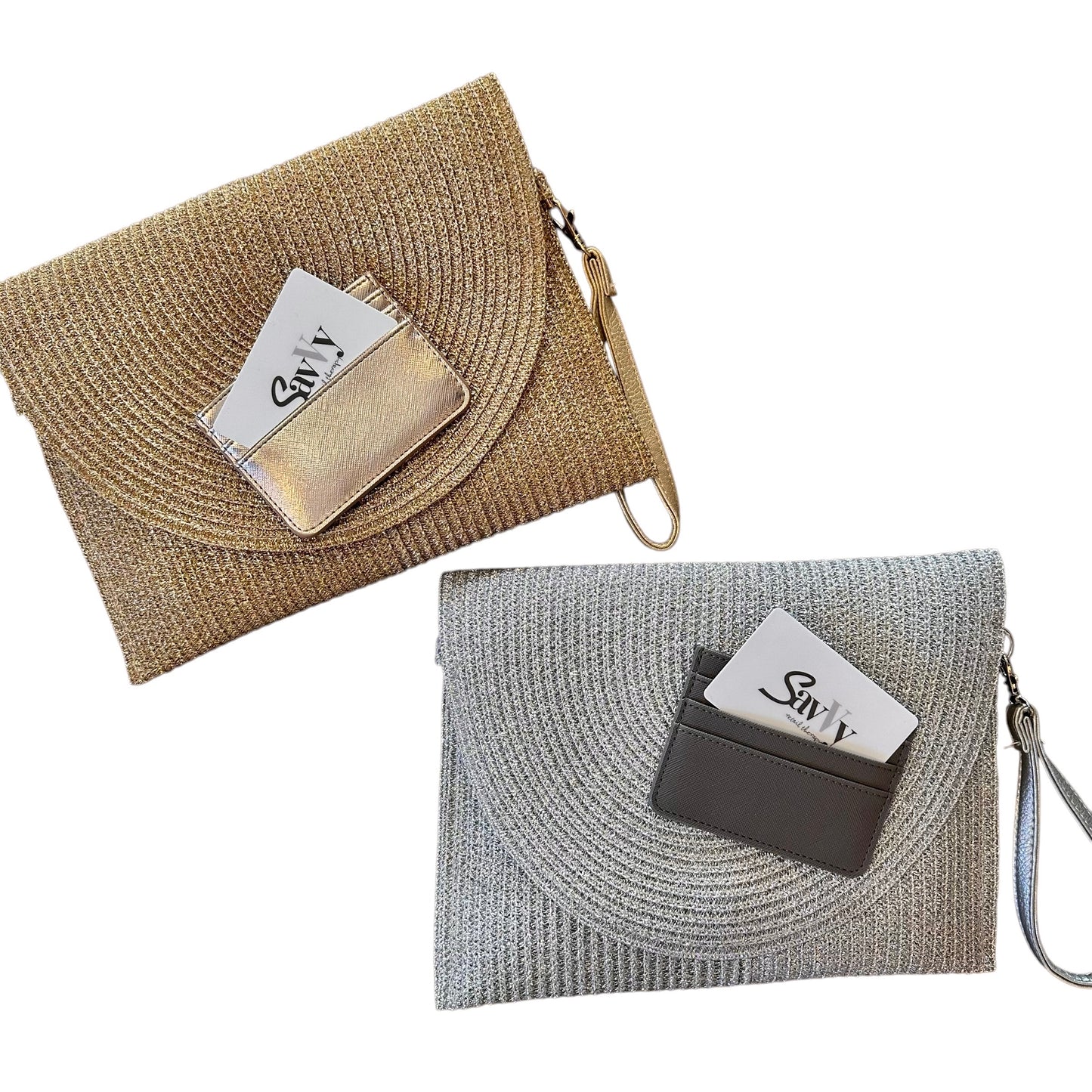 Skinny Credit Card Holder in gray