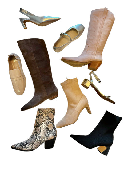 Caty Bootie in neutral snake by Matisse