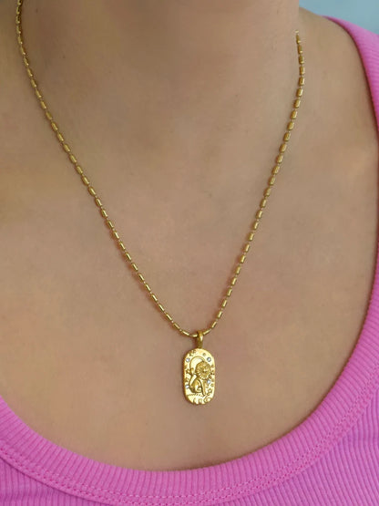 Spotlight Zodiac Necklace in gold by Farrah B