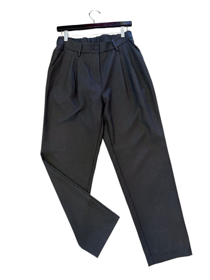 Straight Leg Pants in black by Molly Bracken