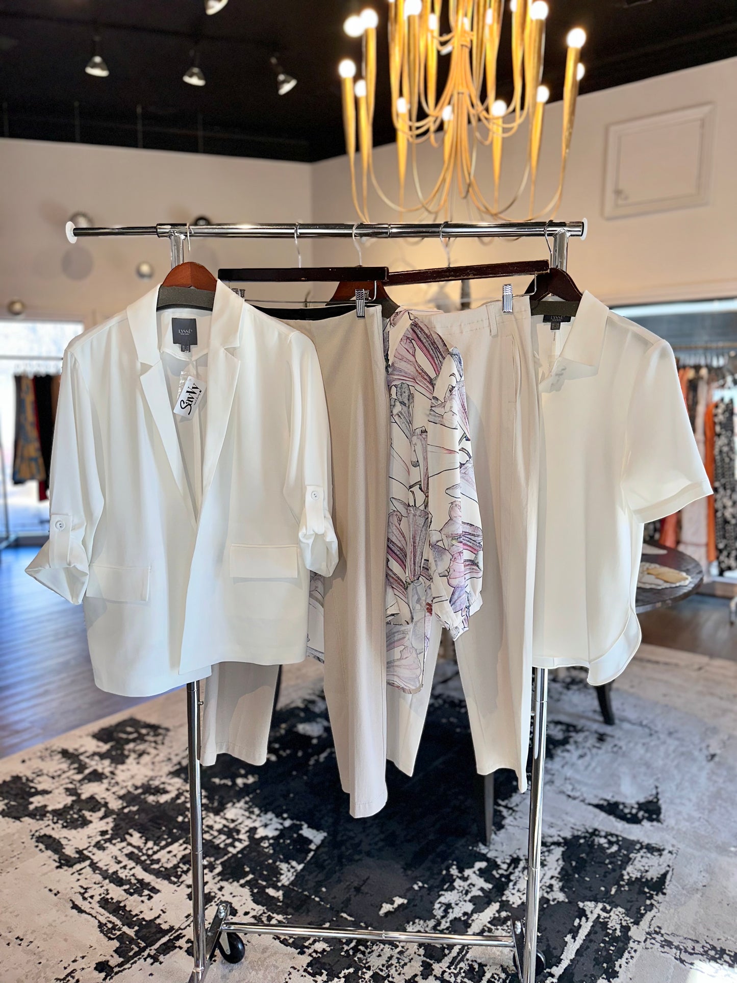 Genevieve Relaxed Blazer in off white by Lysse