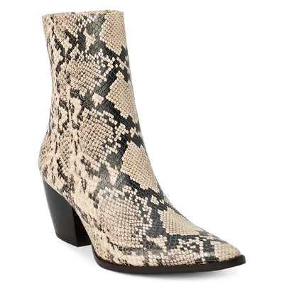 Caty Bootie in neutral snake by Matisse