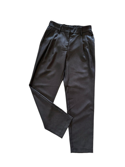 Straight Leg Pants in black by Molly Bracken