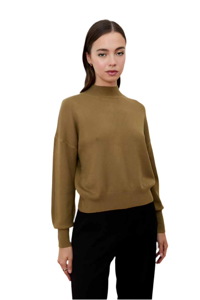 Steely Sweater in khaki by Deluc