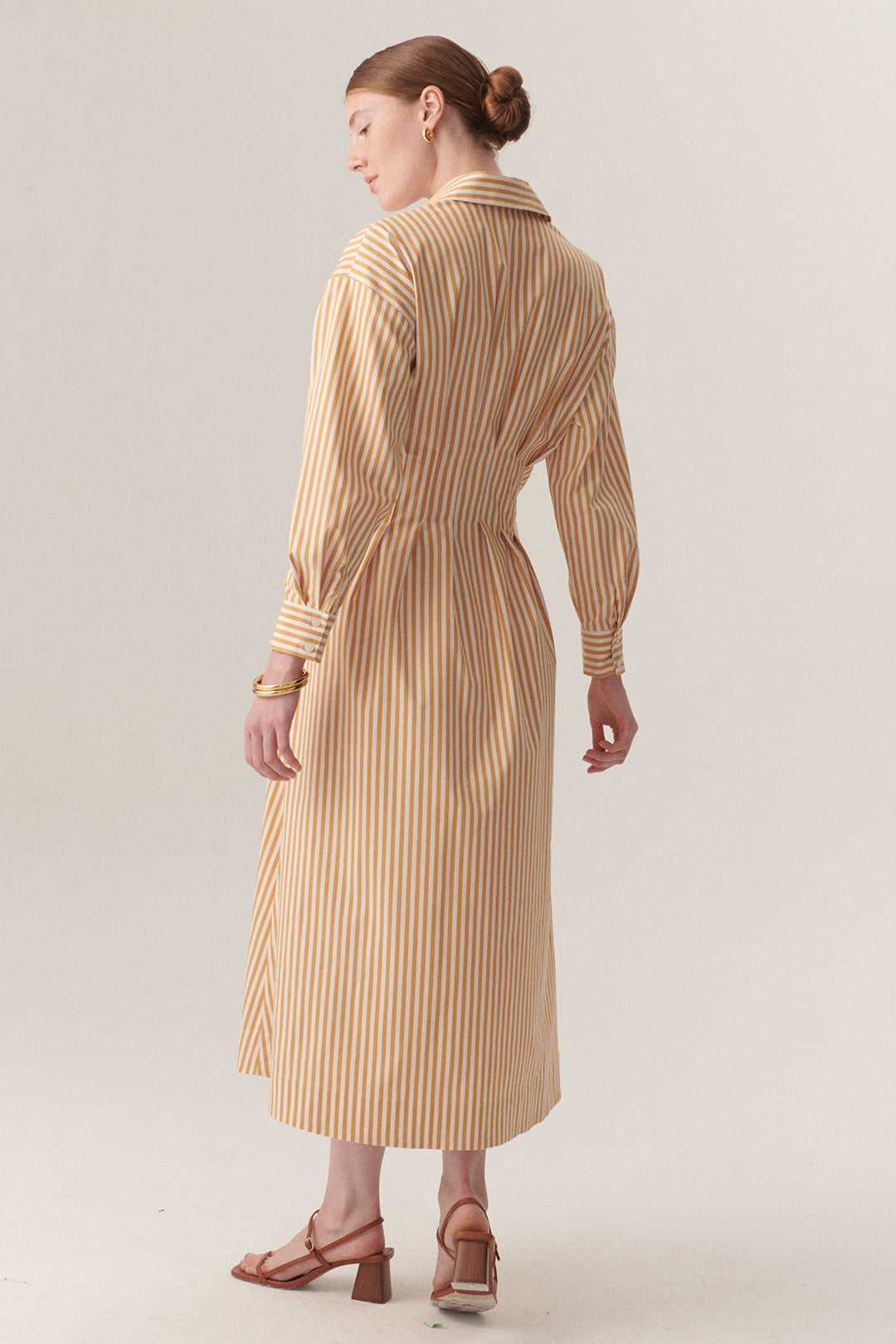 Sutton Dress in camel/beige by Exquise