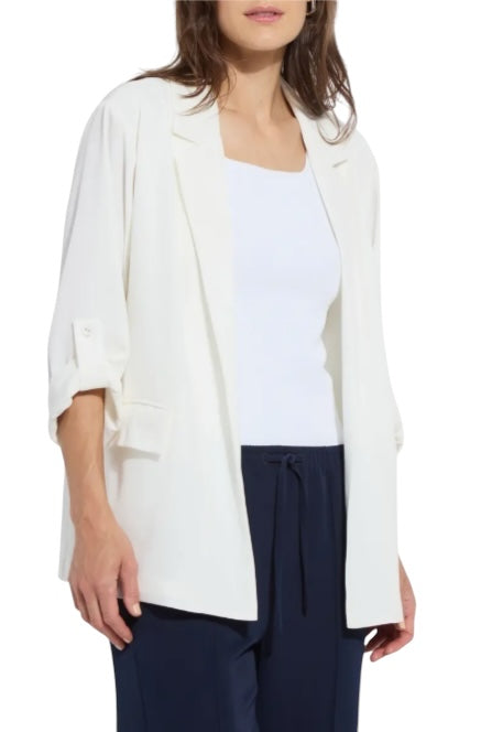 Genevieve Relaxed Blazer in off white by Lysse