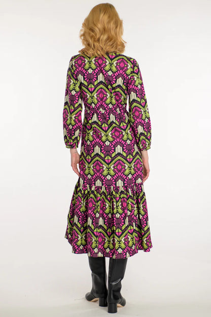 Lydia Dress in Aztec by Elizabeth James