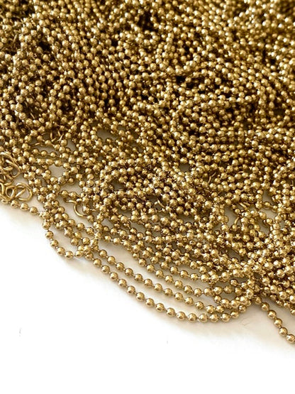 Charm Bar- Bead Ball Chain in gold by Farrah B