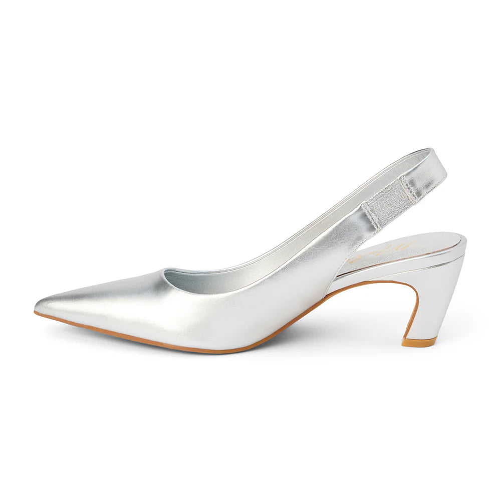 Leona Slingback Heel in silver by Matisse