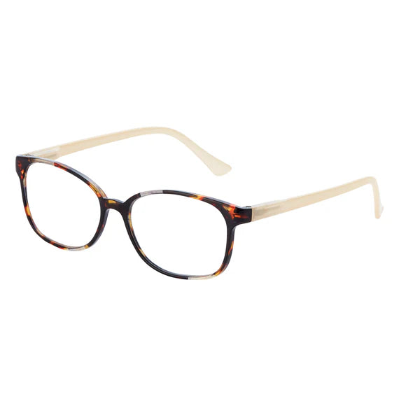 Lira Reader in tan/tortoise Strength 1.25