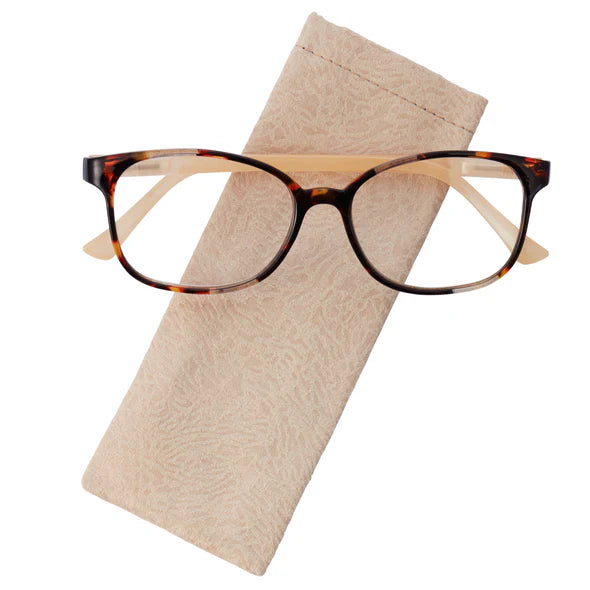 Lira Reader in tan/tortoise Strength 1.25