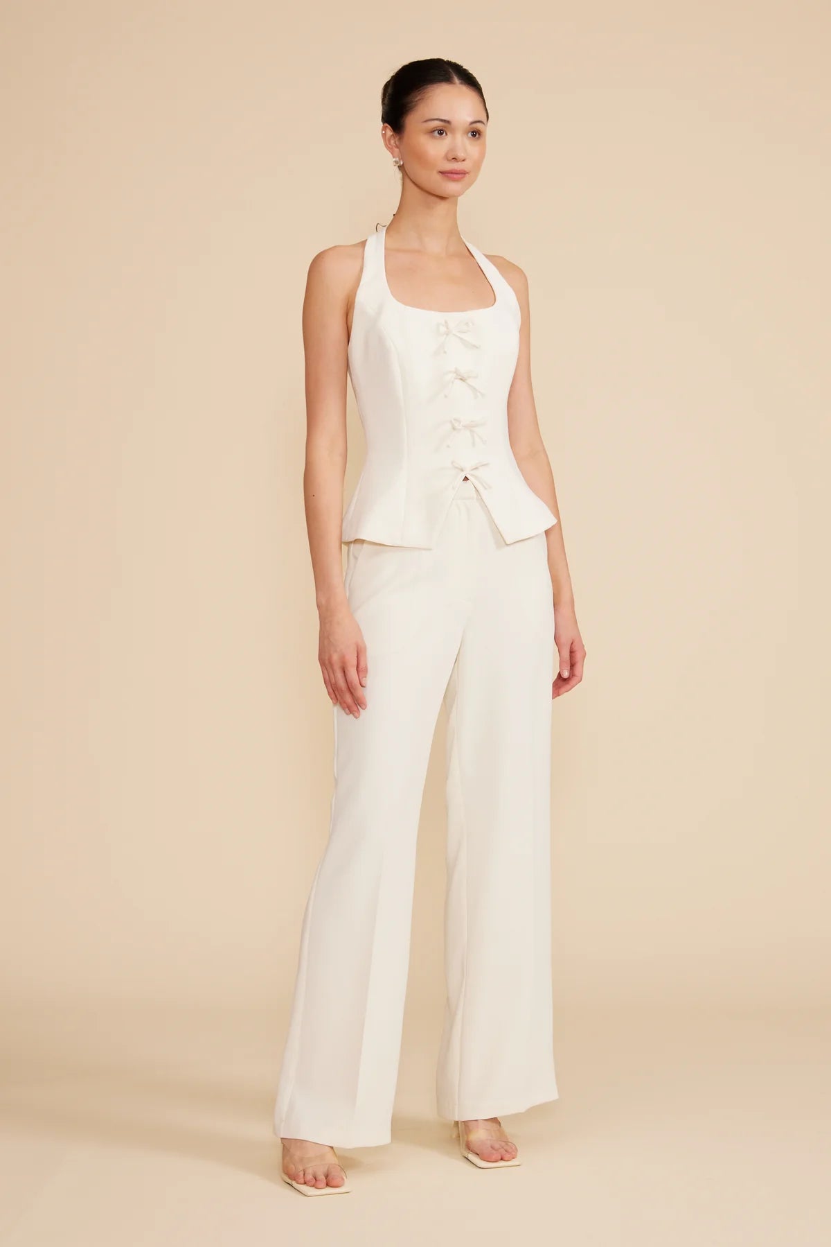 Valli Pants in Ivory by Lucy Paris