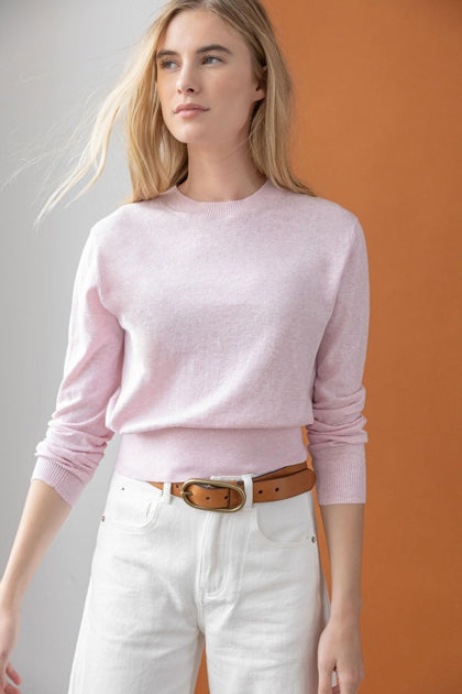 Everyday Crewneck Sweater in wildflower by Lilla P