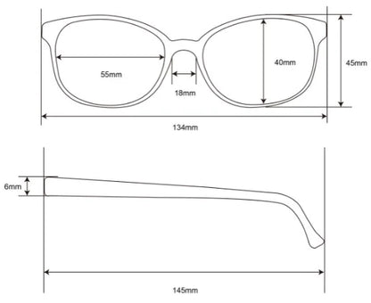 Lira Reader in tan/tortoise Strength 1.25