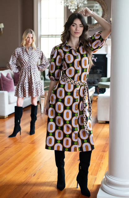 Margot Dress in large link by Elizabeth James