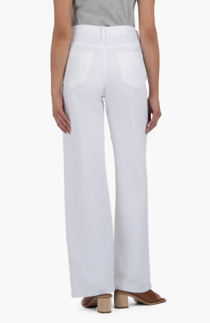 Sienna High Rise Wide Leg in optic white by KUT