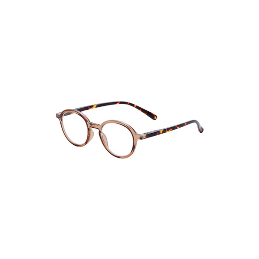 Chai Reading Glasses: Brown/Tortoise / +2.50