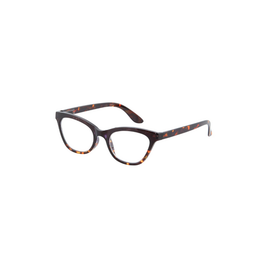 Lucinda Reading Glasses: Black Tortoise / +1.5