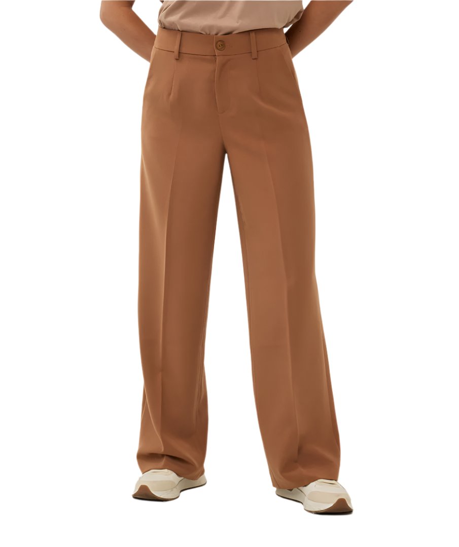 Wide Trousers in copper brown by Esqualo