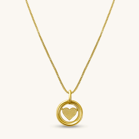 Carol Heart Charm Necklace by Carioca