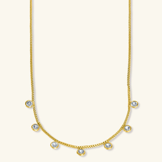 Amine 7 Zirconia Necklace by Carioca