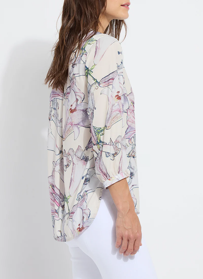 Yola Pull on Blouse in french bouquet by Lysse