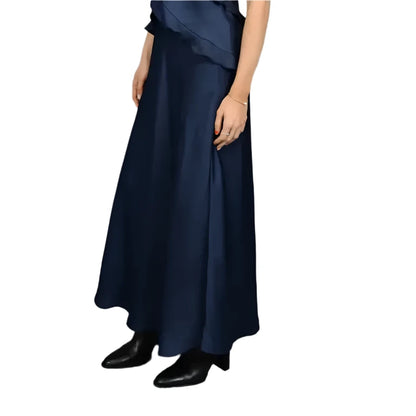 Alicent Slip Skirt in sapphire by RD