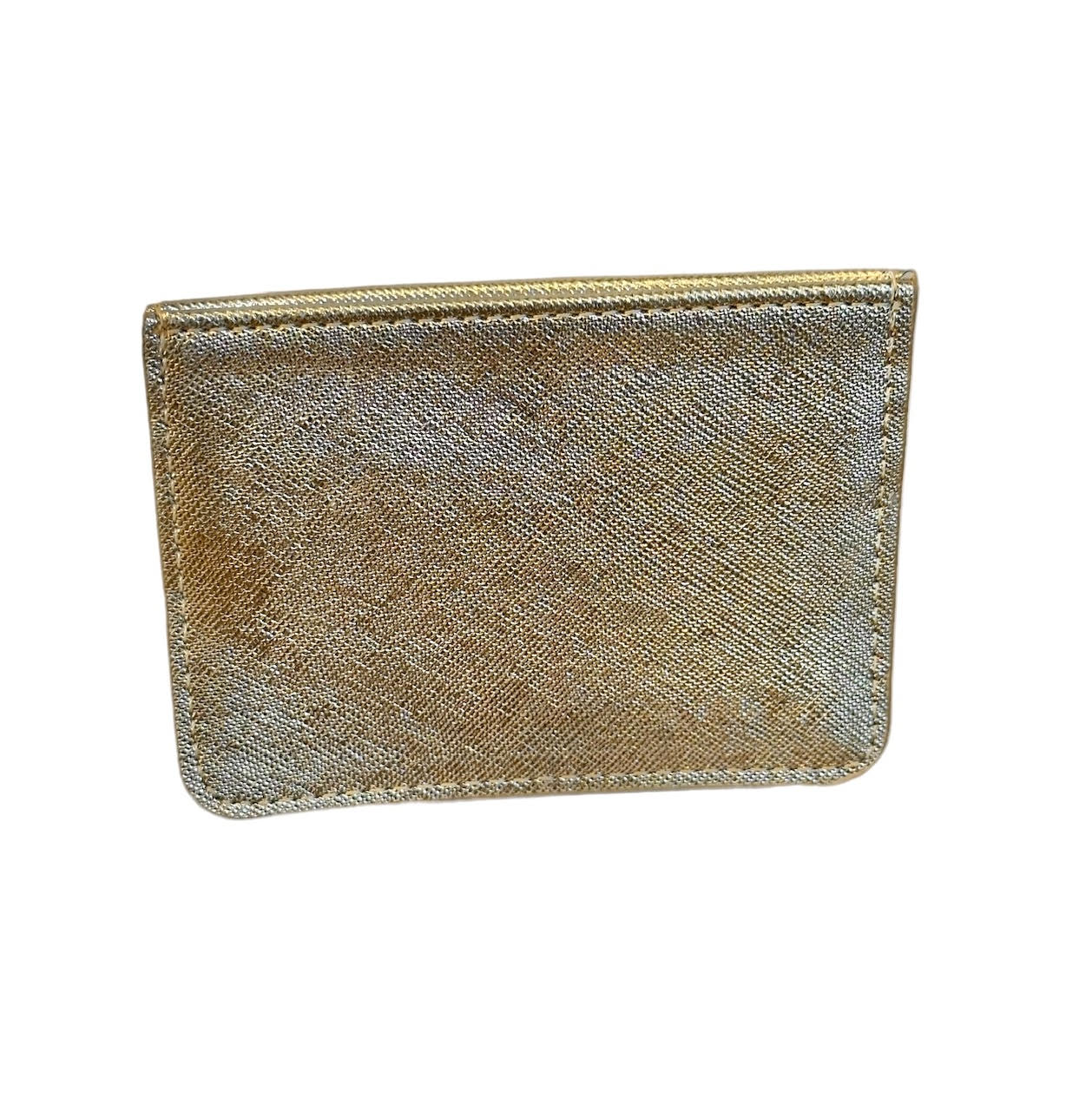 Skinny Credit Card Holder in gold