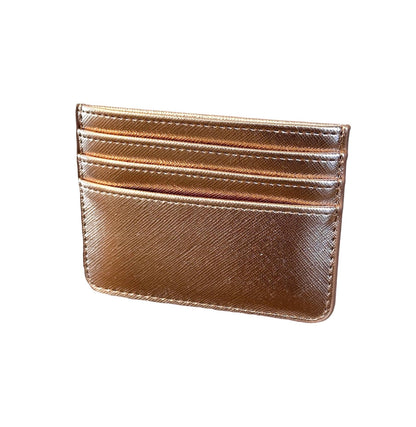 Skinny Credit Card Holder in rose gold